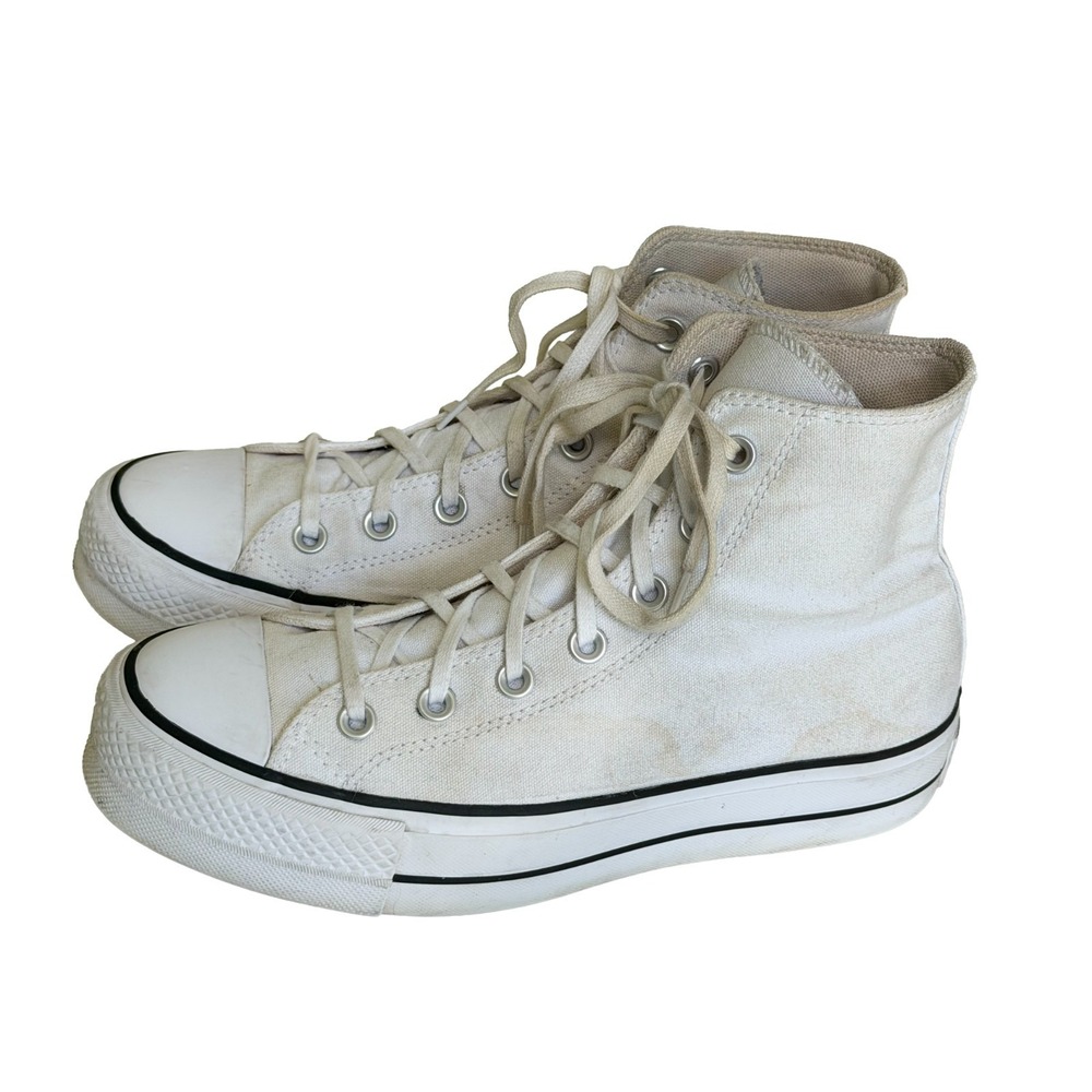Converse Chuck Taylor All Star Lift Platform High Top White Women's 8.5